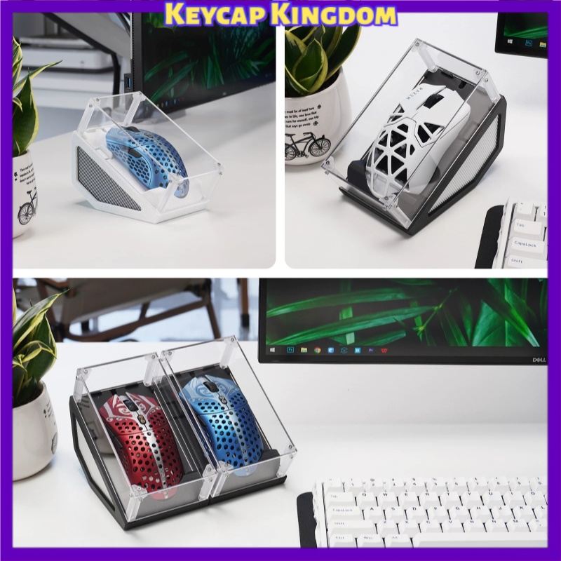 Gaming Accessories To 3D Print - 新しい透明アクリル 3D プリントマウスダストカバー & ディスプレイスタンドゲーミングマウスアクセサリーデスクトップ装飾 PC