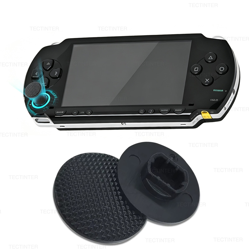 Gaming Accessories Console - PSP 1000 コンソール用 3D アナログジョイスティックサムスティックキャップボタンカバー交換修理部品 PSP