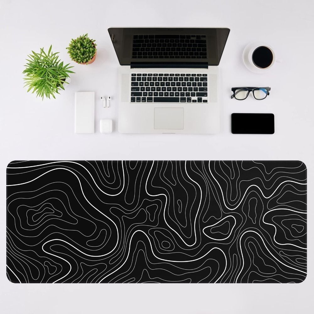 Gaming Accessories Women - プロフェッショナルゲーミング地形形状ゲーミングマウスパッド滑り止め耐摩耗性キーボードパッドコンピュータキーボードマットコンピュータデスク