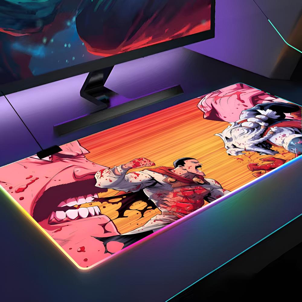 Gaming Accessories Images - 漫画画像 I-InvincibleS マウスパッド RGB バックライト付きマウスパッド ラップトップマウスパッド