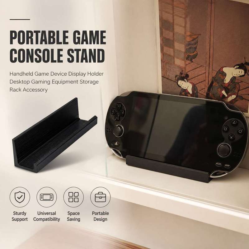 Gaming Accessories Console - ポータブルゲームコンソールスタンドハンドヘルドゲームデバイスディスプレイホルダーデスクトップゲーム機器収納ラックアクセサリー