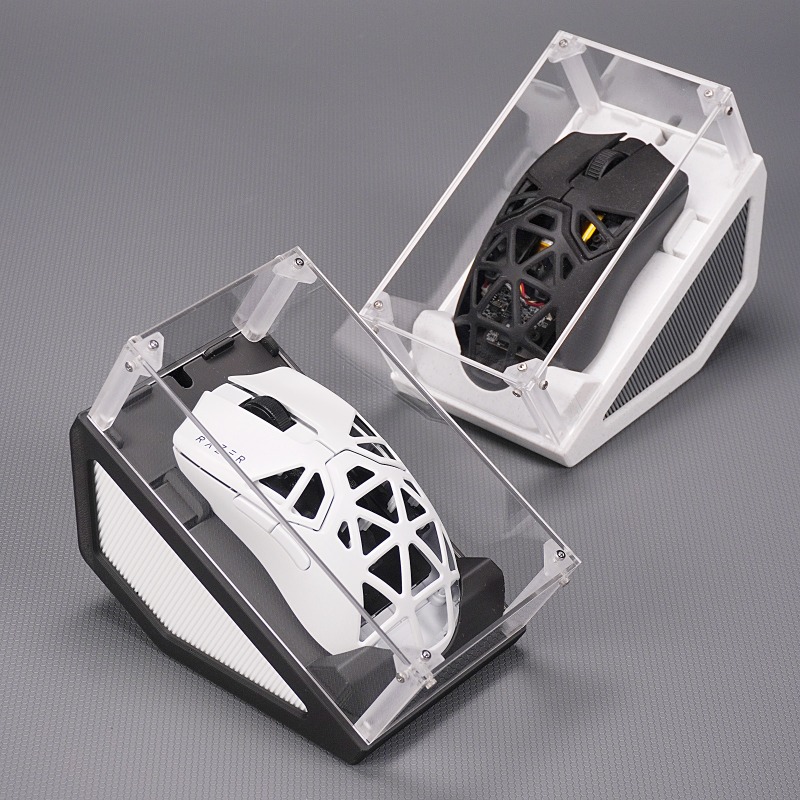 新しい透明アクリル 3D プリントマウスダストカバー & デ - Gaming Accessories To 3D Print のレビューと価格