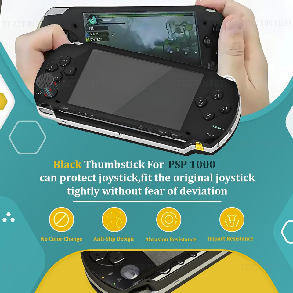 PSP 1000 コンソール用 3D アナログジョイスティッ - Gaming Accessories Console のレビューと価格