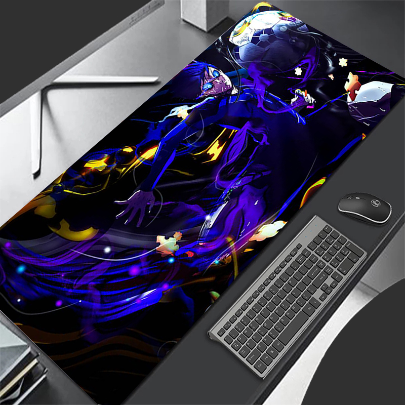 青い滑り止めのマウスパッド,大型のラップトップ,PC,ゲーム - Gaming Accessories Images のレビューと価格