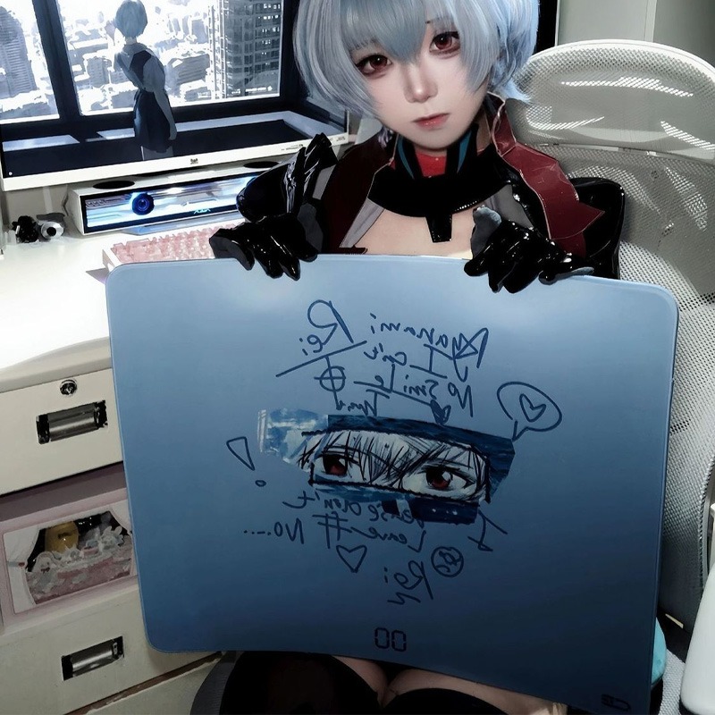 エヴァンゲリオン綾波レイマウスパッドアニメ印刷アンチスリップ - Gaming Accessories Anime のレビューと価格