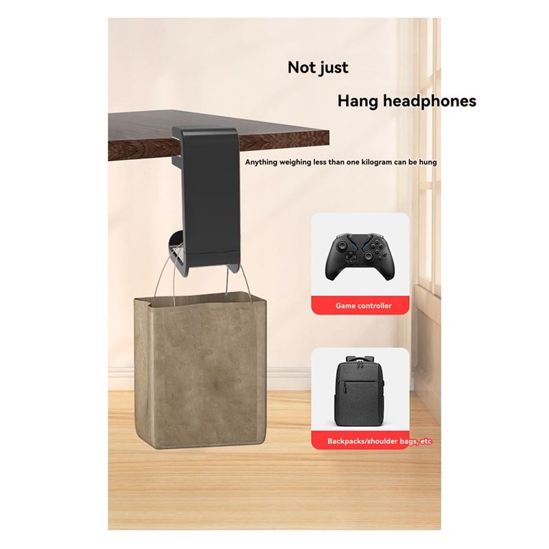 A53M-360 °   回転式ヘッドホンスタンド デスクト - Gaming Accessories Wall Mount のレビューと価格