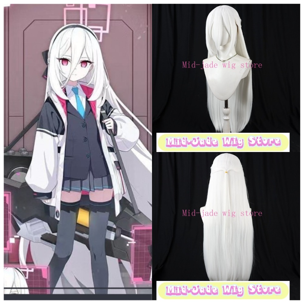 ブルーアーカイブケイコスプレウィッグ天道ケイ白ロングストレー - Gaming Accessories Anime のレビューと価格