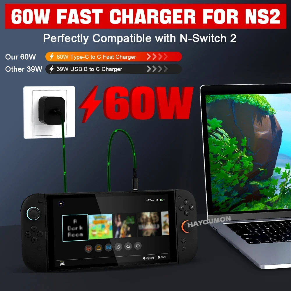 英国、米国、EU対応 60W Type-C ACアダプター  - Gaming Accessories Wall Mount のレビューと価格