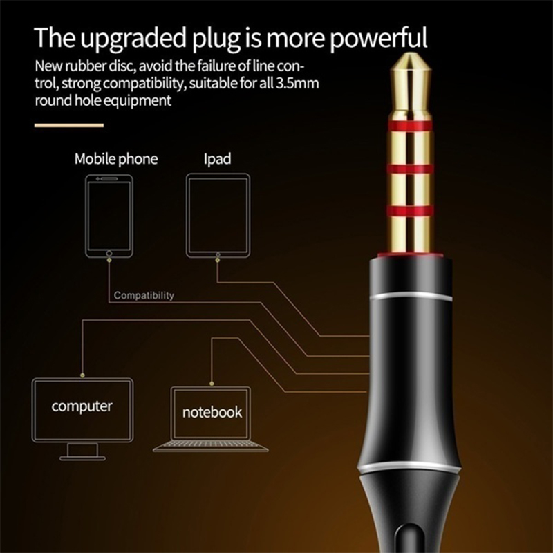 3.5 ミリメートル有線ヘッドフォン HD マイク iPho - Xiaomi Gaming Accessories のレビューと価格