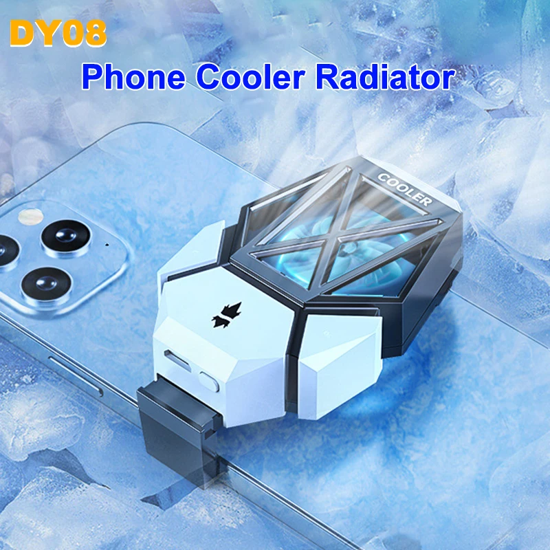 DY08 携帯電話冷却ファンラジエーター IOS Andro - Gaming Accessories For Room のレビューと価格