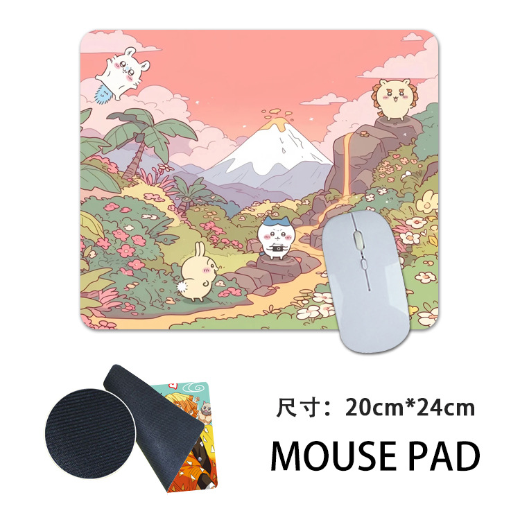 ちいかわシリーズかわいい漫画マウスパッドアニメ滑り止めマウス - Gaming Accessories Anime のレビューと価格